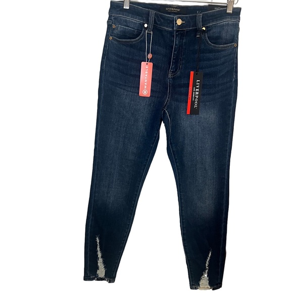 NWTA. Liverpool ankle skinny jeans. Distressed. Size 8 / 29. - Picture 1 of 5